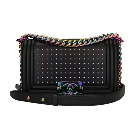 boy chanel clutch led price|Chanel boys handbags.